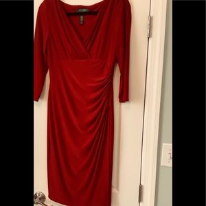 Ralph Lauren Ruched wrap dress